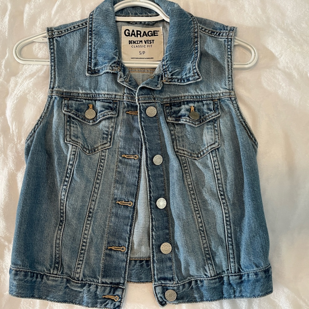 Denim vest